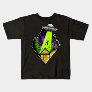 UFO escape Kids T-Shirt